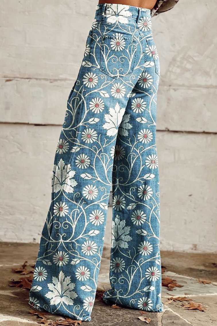 JOANNA | Bohemiska byxor av premiumtyg för en elegant look