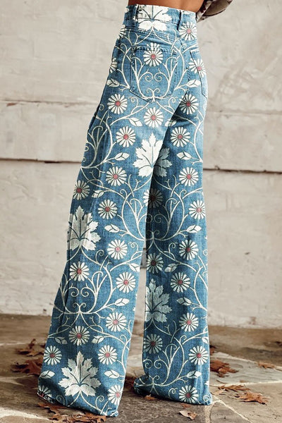 JOANNA | Bohemiska byxor av premiumtyg för en elegant look